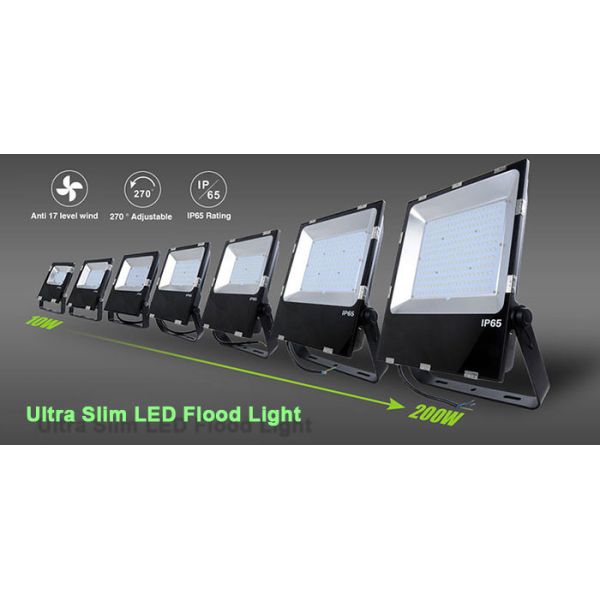 Waterproof Slim Outdoor LED Flood Lights 200w SMD 3030 Chips