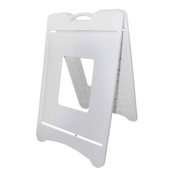 A Frame Pavement Sign Board , Double Sided Outdoor Banner Display