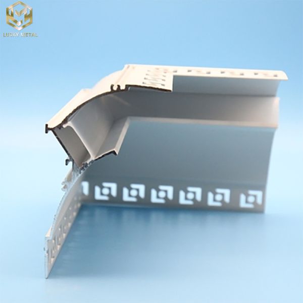 90 Degree Corner Aluminium Led Strip Profile Ceiling Recessed