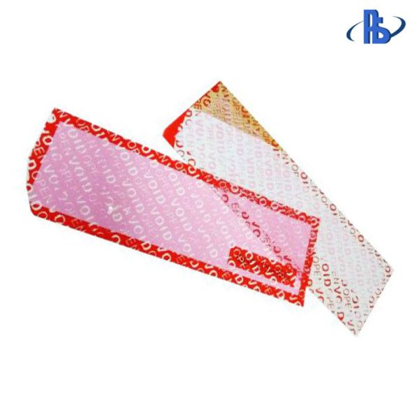 Full Transfer VOID Security Labels Waterproof With Serial Number