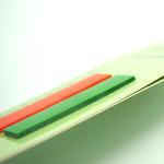 Ruler Shape Custom Sticky Notes , Adhesive Printed Post It Notes
