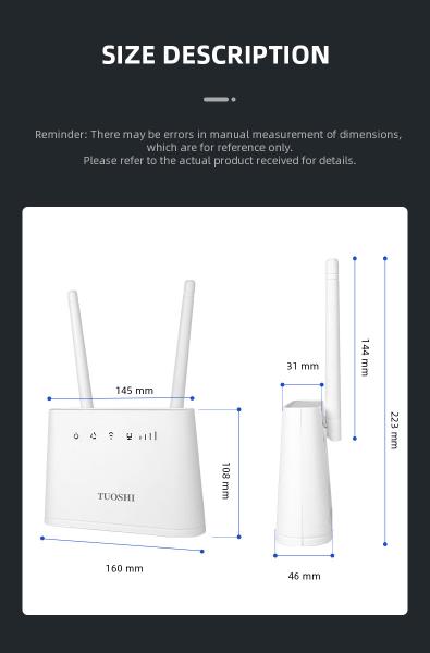 Quality 1200mbps High Speed LTE Router for sale
