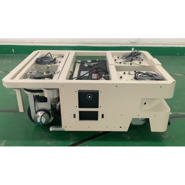 Battery Powered AGV Chassis Mobile Transportation 4 Wheel Drive Robot Chassis