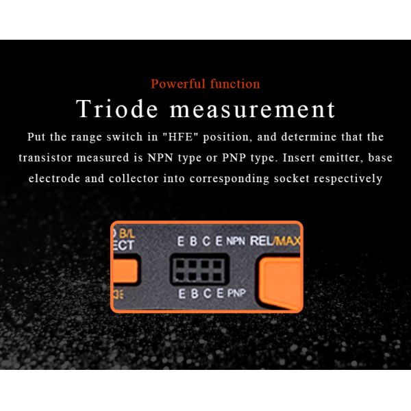 VC9808+ VICTOR Digital Multimeter 2000uF Capacimeter 10MHz Frequency