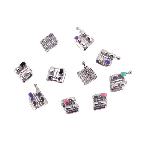 Mini Mbt Metal Dental Braces With 3 4 5 Hook Ultra Small External Shape