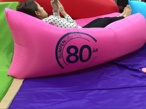 Wholesale New DIY Nylon Inflatable Sleeping Lay's bag Inflatable Hammock Lamzac Hangout from china suppliers