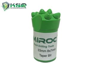 Wholesale Hight Quality 11 Degree Diameter 33mm Taper Button Bit Top Hammer Driiling Tools from china suppliers