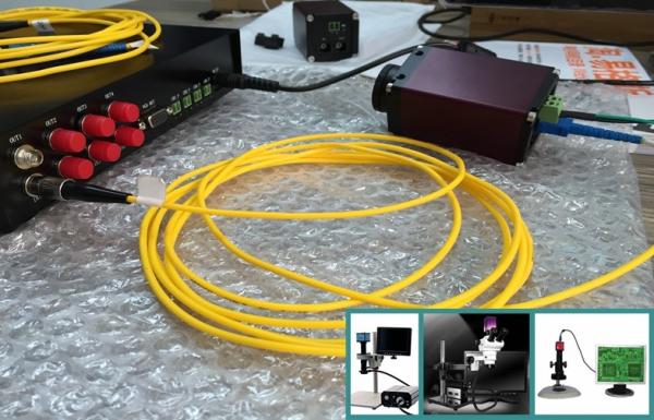 Multi Display System HD Microscope Camera C Mount With Movable Crosshairs
