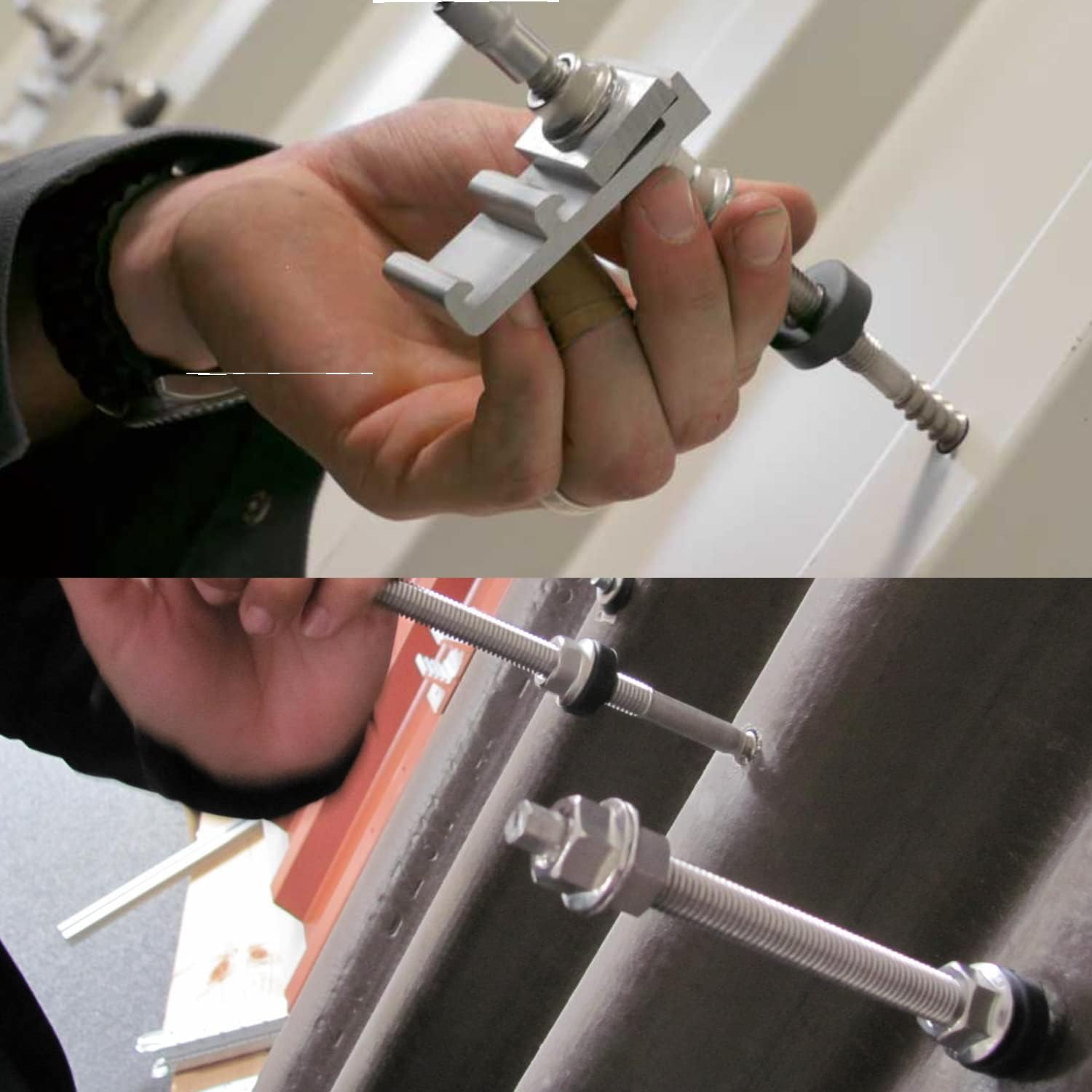 Anodized Solar Panel Roof Mounting L Feet in Various Sizes for Different Roof Systems