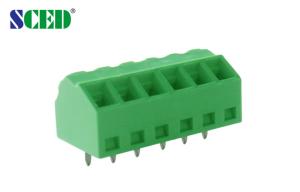 China Pitch 3.50mm PCB Terminal Blocks With 45 Degree Wire Inlet Screw Terminal Connector on sale