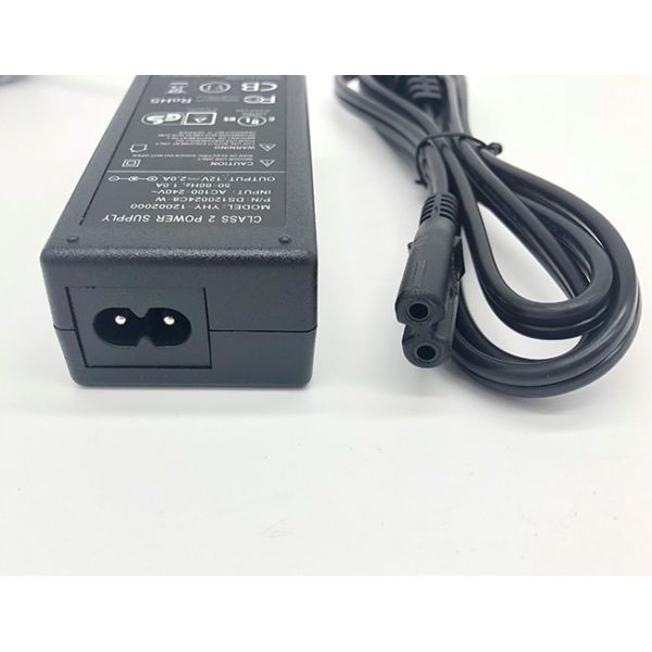 UL1310 ac dc adaptor switch power supply 12 v volt 12vdc 12volt 12v 2a 2.0a 2000ma 2 a amp power adapter