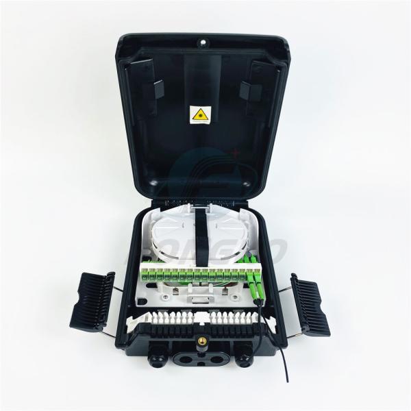 Quality 16 Core Fiber Optic Ftth Junction Box Terminal Box For Drop Cable Splitter for sale