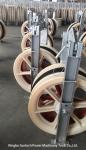 Overhead Line Conductor Stringing Equipment Nylon Sheave Stringing Blocks