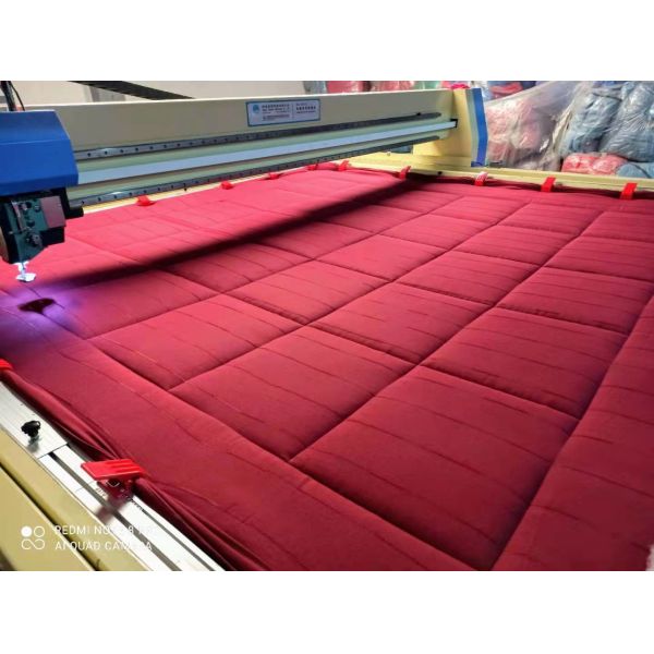 Soft Topper Blanket Fabric Automatic High Speed Mattress Quilting Machine 3000RPM
