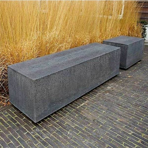 China Foshan City Concrete Patio Side Table for Outdoor Decor Concrete Table Sets Bench