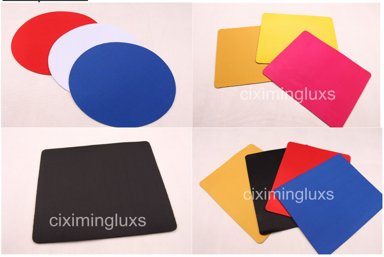 Minglu MP-002 Rakoon brand Custom adhesive backed rubber sheet printed mouse pads