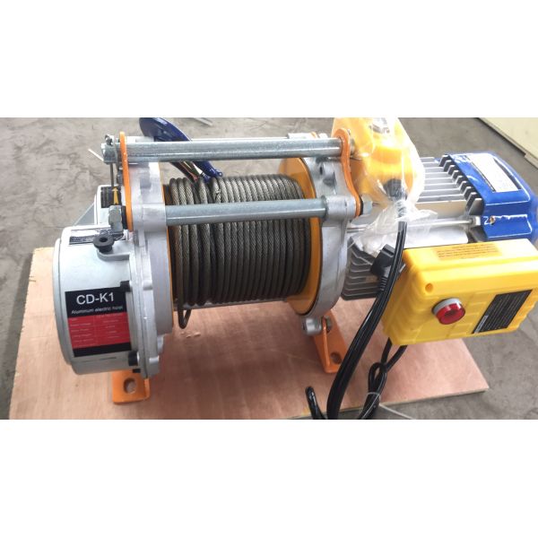 Single Phase Pulling 100m Electric Wire Rope Winch KCD Type