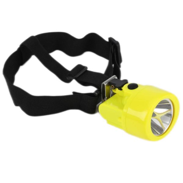 Rechargeable Lithium Ion LED Miner Head Light 3 Color Coal Miners Headlamp