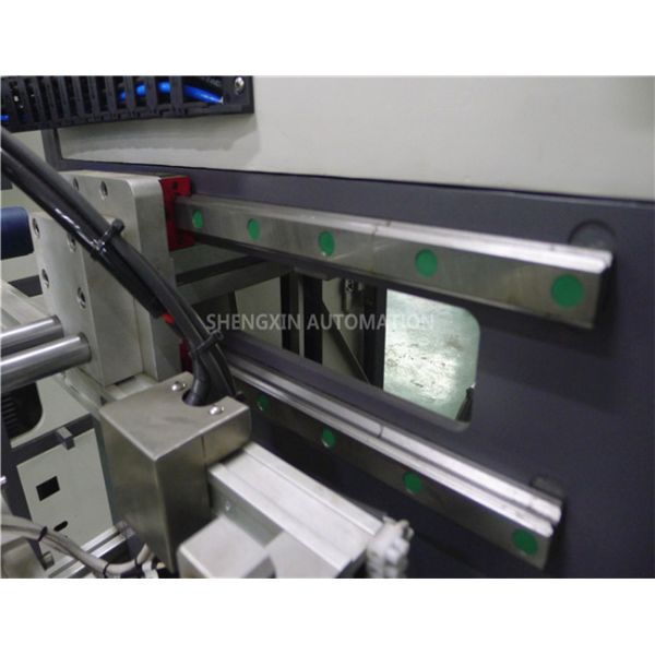 Multicolor Continuous Hot Foil Plastic Stamping Machine Side Wall