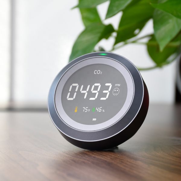 5000ppm Co2 PPM Meter , PTH-5 Carbon Dioxide Detector