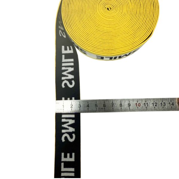 Custom Elastic Jacquard Nylon Fitness Spandex Belt Webbing Strap For Underwear