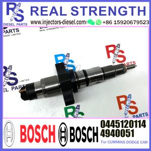 China BOSCH Diesel Injector 0445120114 4940051 Diesel Engine fuel INJECTOR 0445120114 4940051 For CUMMINS DODGE Engine on sale