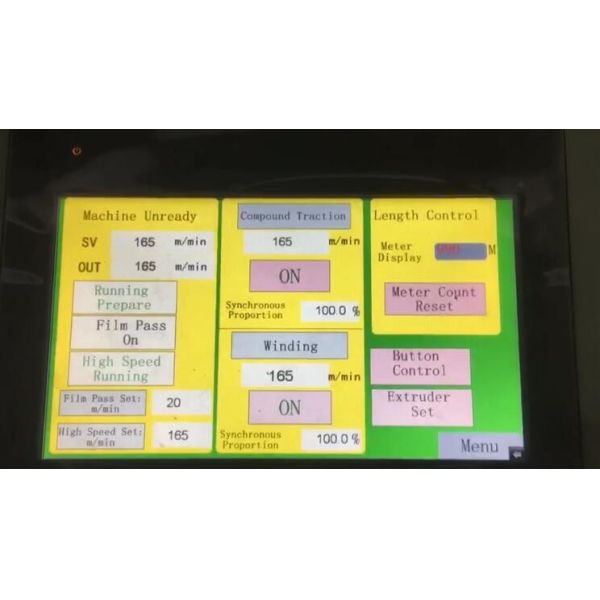 PLC Touch Screen Single Side EVA PE Coating Machine For Paper Cups