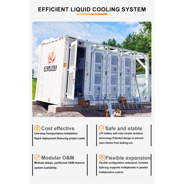 690V Container Energy Storage System BESS 20ft Container 250KW 1MWh 10MWh for Industrial