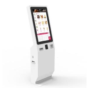 32inch  Biometric Scanner Payment Self Service Kiosk Remote Monitoring / Alert System
