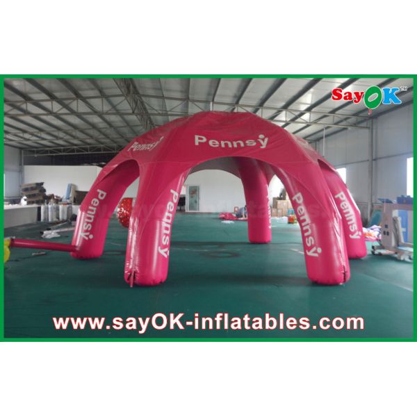 Air Camping Tent PVC Outdoor Giant Inflatable Spide Tent For Advertising With Full Print