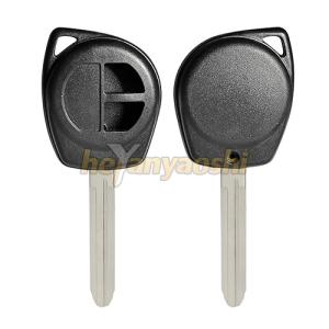 China Suzuki 2 Button Remote Key Shell Smooth Surface Black Remote Key Case on sale