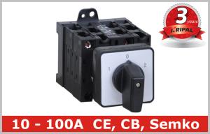 Wholesale Electrical 5 Position Selector Switch Push Button , Industrial Rotary Disconnect Switch from china suppliers