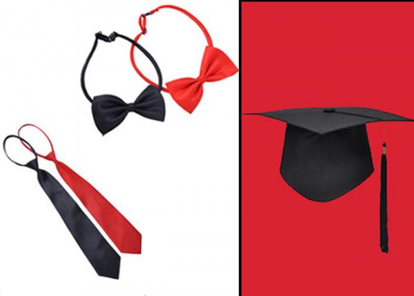 wholesale graduation gowns and mortar board black gowns from China clothing factory