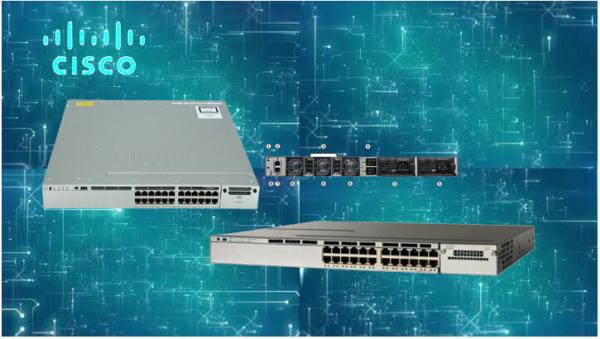 24 Port Optical Ethernet Switch WS-C3850-24T-S Performance Switching Capacity 88