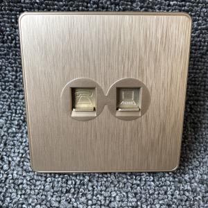China Computer Broadband Network Information Terminal RJ45 Socket / Telephone Wall Socket on sale