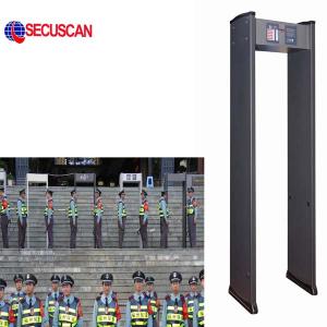 China 6 Zones Walk Through Metal Detector of Long Range , metal detectors security on sale
