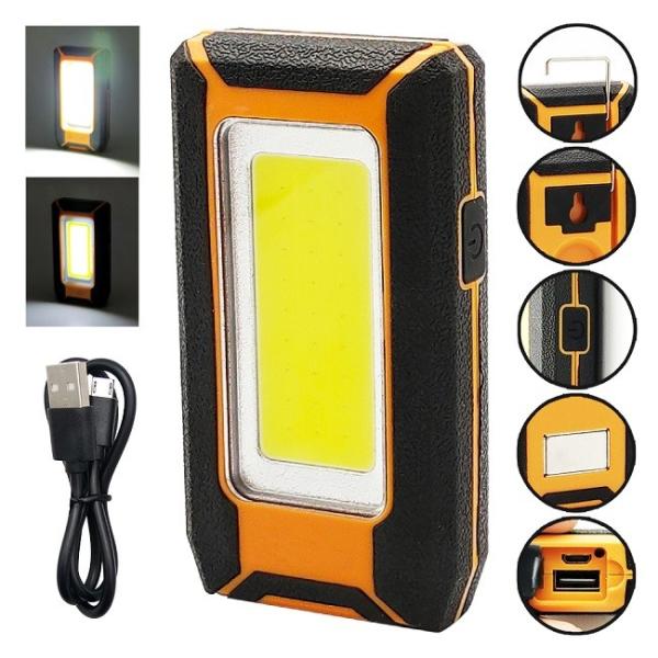 Quality 5W 400 Lumen COB LED Rechargeable Work Light for sale