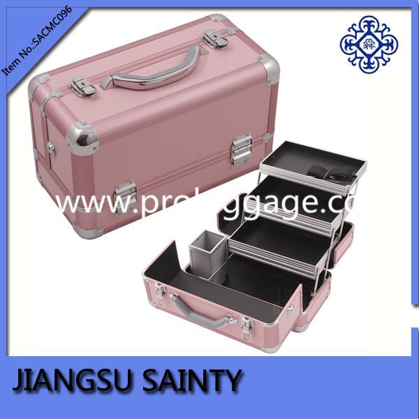 Quality Pink professional makeup storage case wholesale for sale