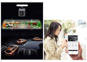 Dual Dash Camera 4G ADAS 12.0 Touch Screen With Reverse Parking View DVR Car Camera