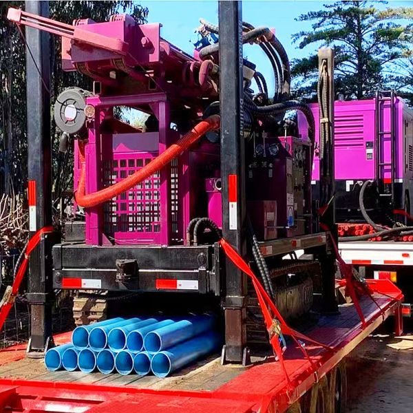 Water Drilling Rig Machine 60KW Diesel Engine Crawler Water Well Drilling Rig For Sale
