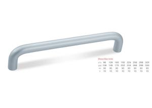 Wholesale Easy Installation Extruded Aluminium Pull Handles Strictly Quality Control Logo Bespoke from china suppliers