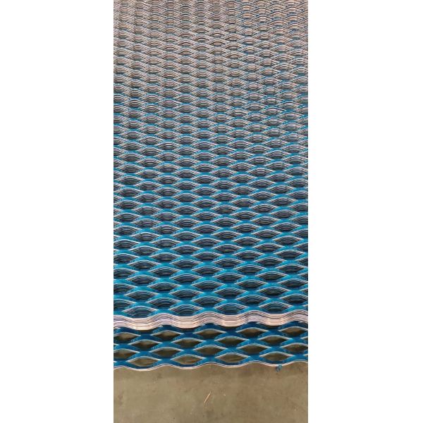 Diamond Facade Expanded Metal Wire Mesh Material Aluminium 5052