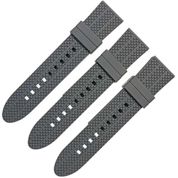 SGS 24mm Rubber Watch Bands , SHX Mens Rubber Watch Straps