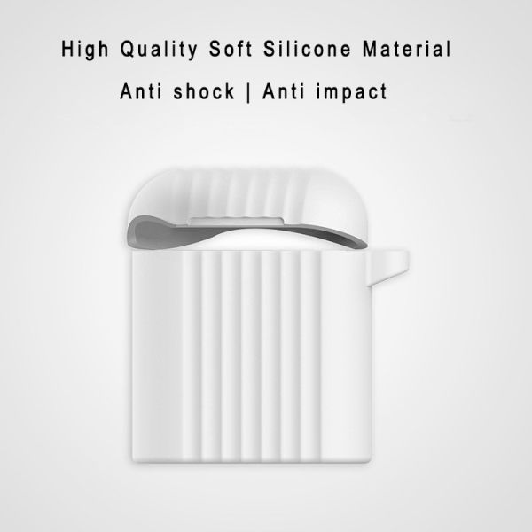 Mini Trunk Airpods Case Cute 3D Soft Silicone Protective Creative Stand Cover For Airpods 1 & 2 Charging