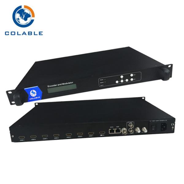 Quality 8 CH HDMI To RF Coax Converter , HDMI MPEG - 4 H 264 RF Encoder Modulator COL5011U for sale