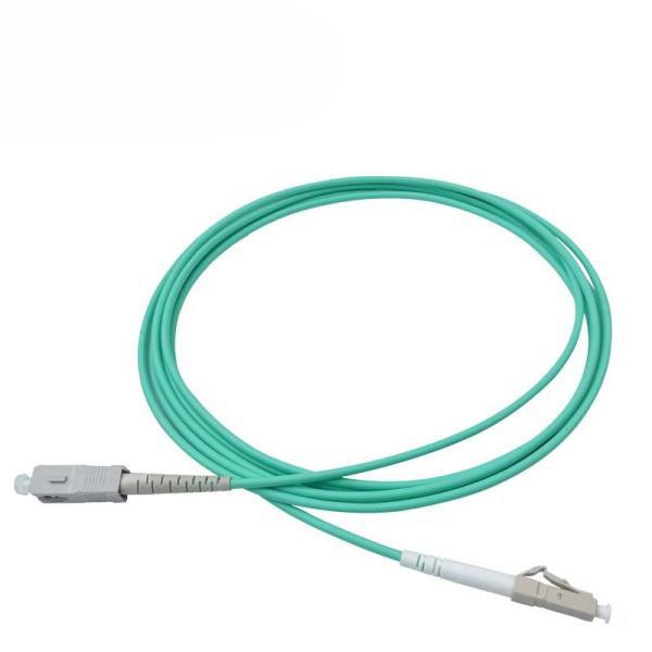 Quality Simplex Patch Cord OM3 Multimode 3.0mm LSZH Jacket with LC SC FC ST Connectors for sale