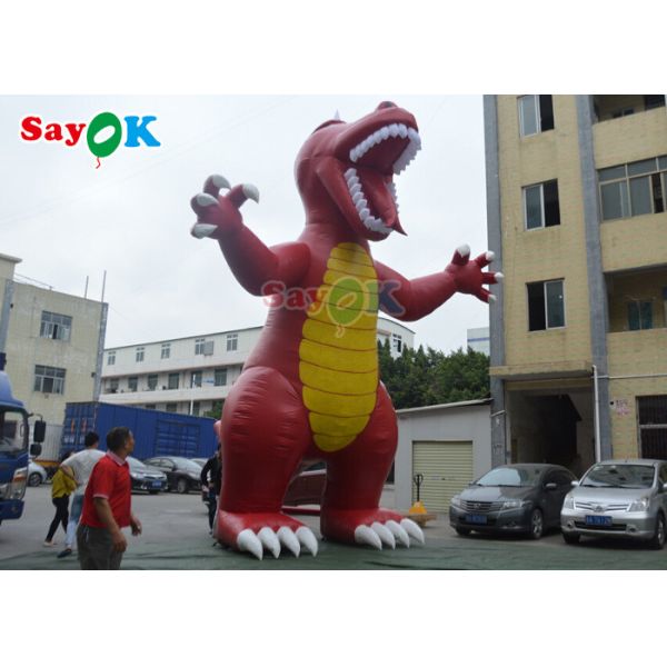 PVC Tarpaulin Giant Inflatable Raptor Dinosaur Air Balloon Dinosaur