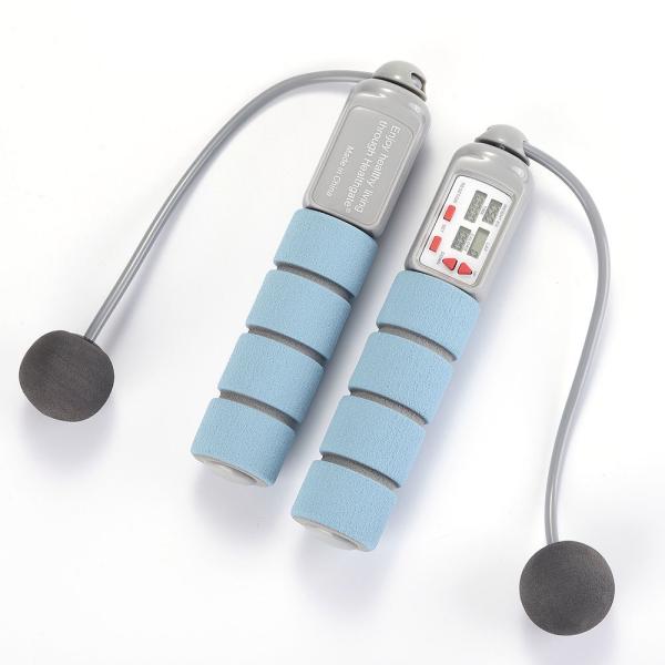 Quality FCC Cordless Jump Rope Smart Counting Step Record Calorie Burning Calculation for sale