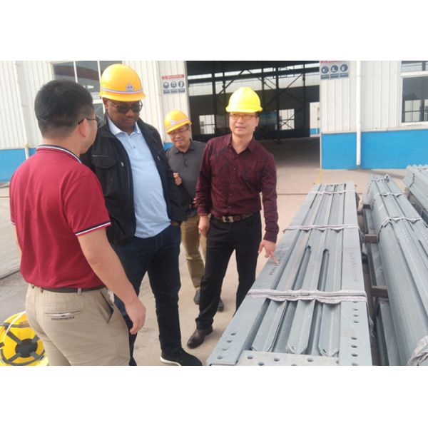 230kv Power Transmission Line Lattice Steel Towers Pylon Low Alloy Structure