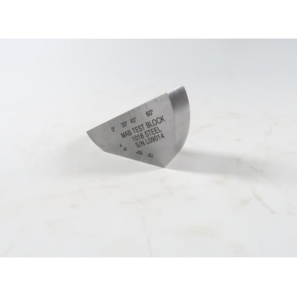 MAB Rompas Ultrasonic Calibration Block Compliant With ASTM E164 Standard